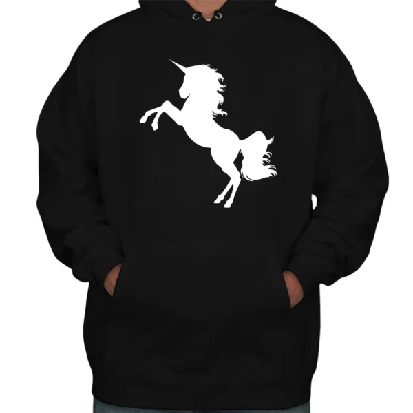 Mythical Unicorn Hoodie - Black