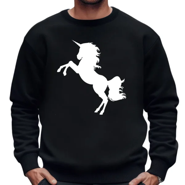 Mythical Unicorn Sweatshirt - Black