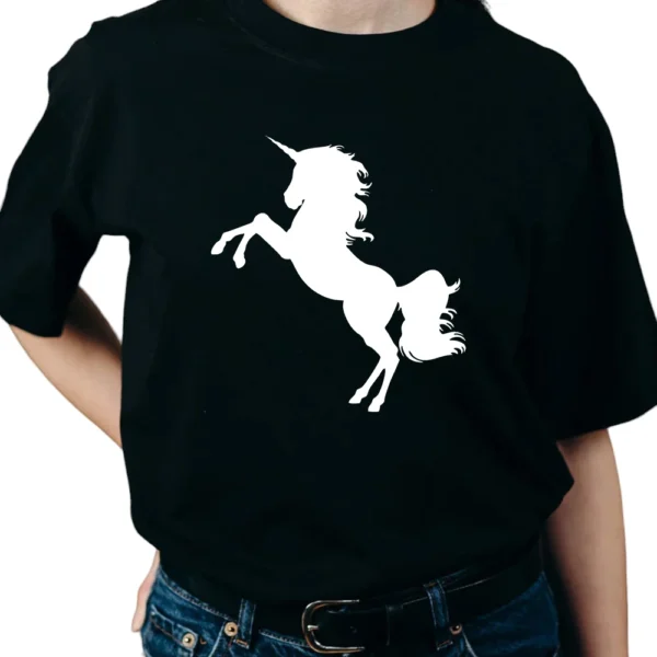 Mythical Unicorn TShirt - Black