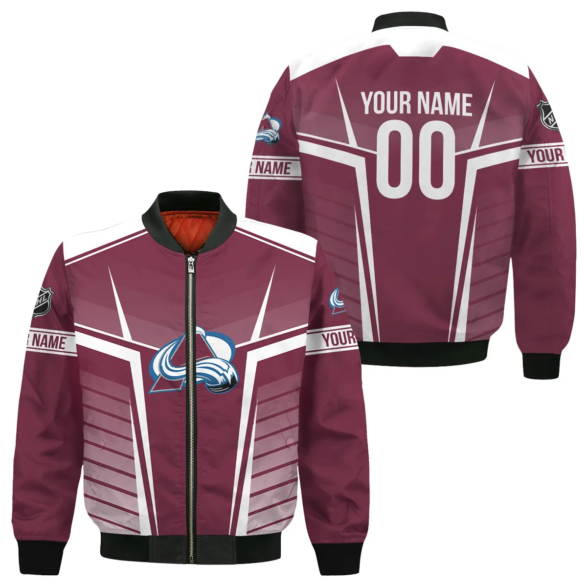 Custom Name & Number NHL Colorado Avalanche Exclusive All Over Prints Bomber Jacket MFY241114A1CABB