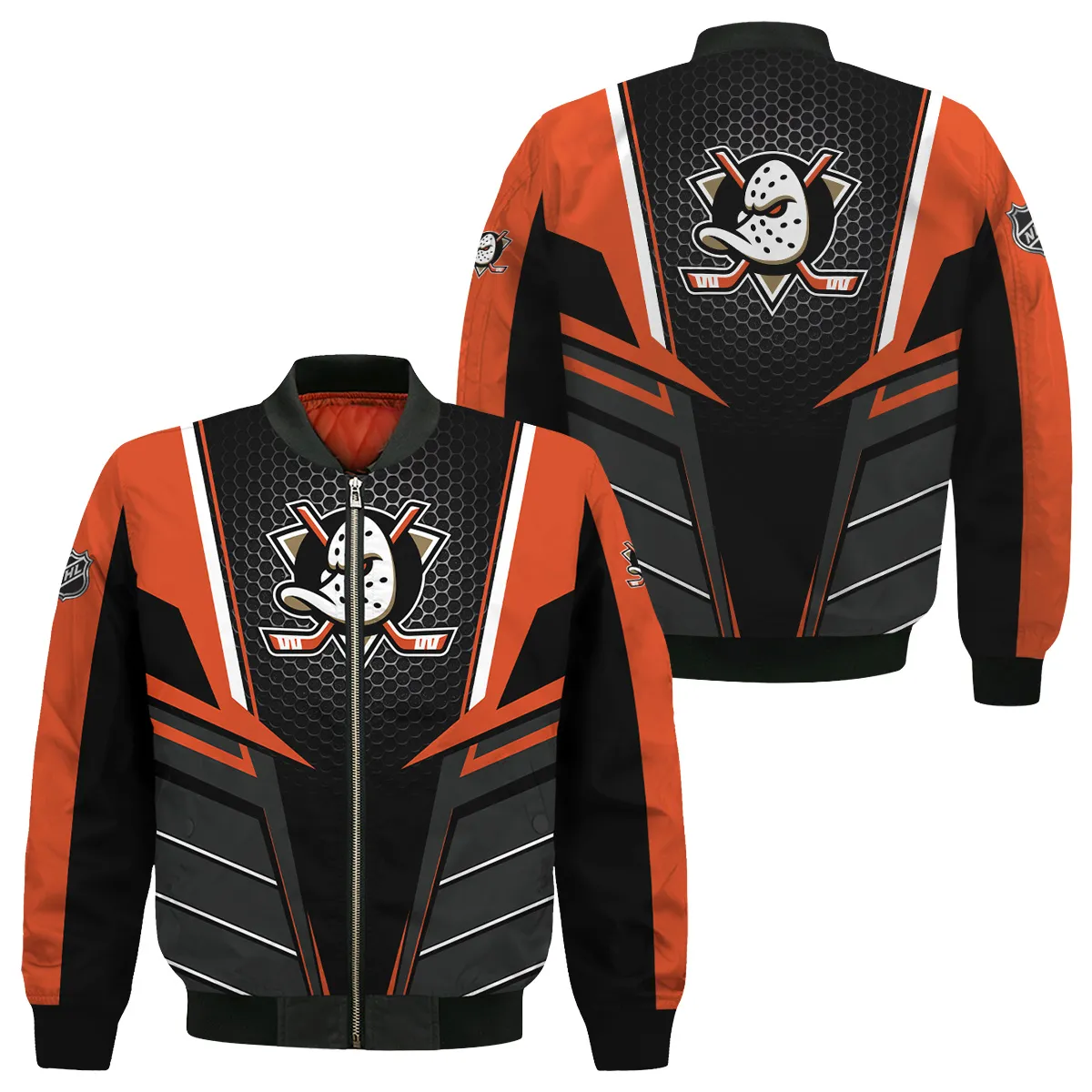 NHL Anaheim Ducks Exclusive All Over Prints Bomber Jacket MFY241114A01ADBB