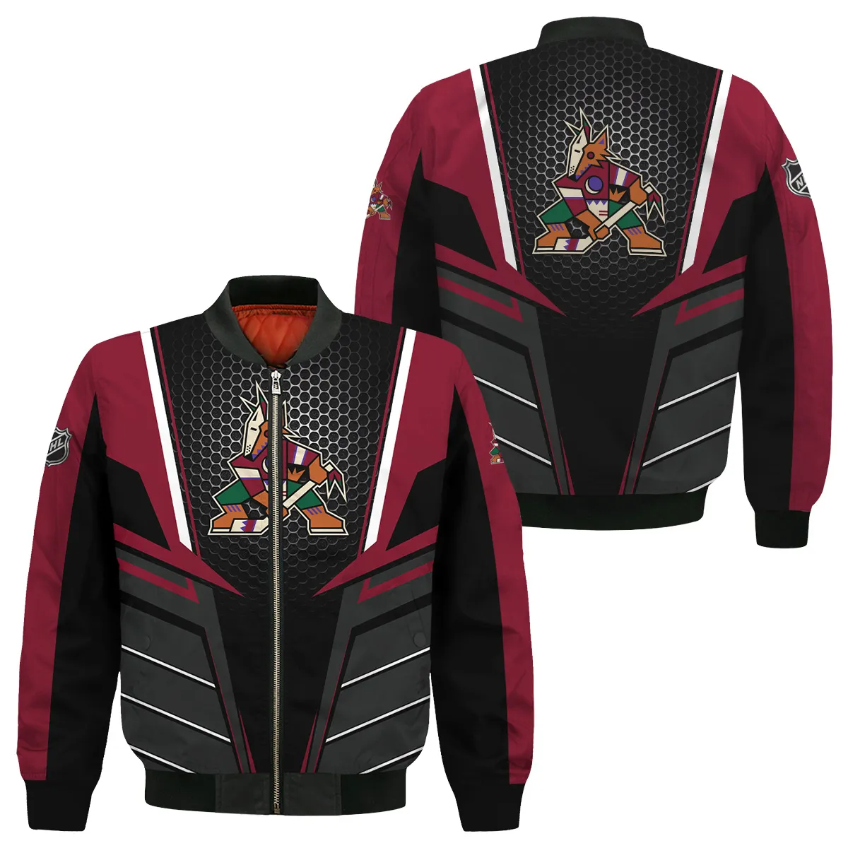 NHL Arizona Coyotes Exclusive All Over Prints Bomber Jacket MFY241114A01ACBB