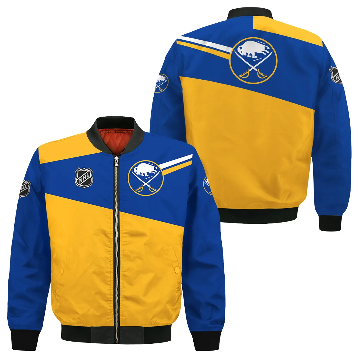 NHL Buffalo Sabres Exclusive All Over Prints Bomber Jacket MFY241114WJ02BSBB