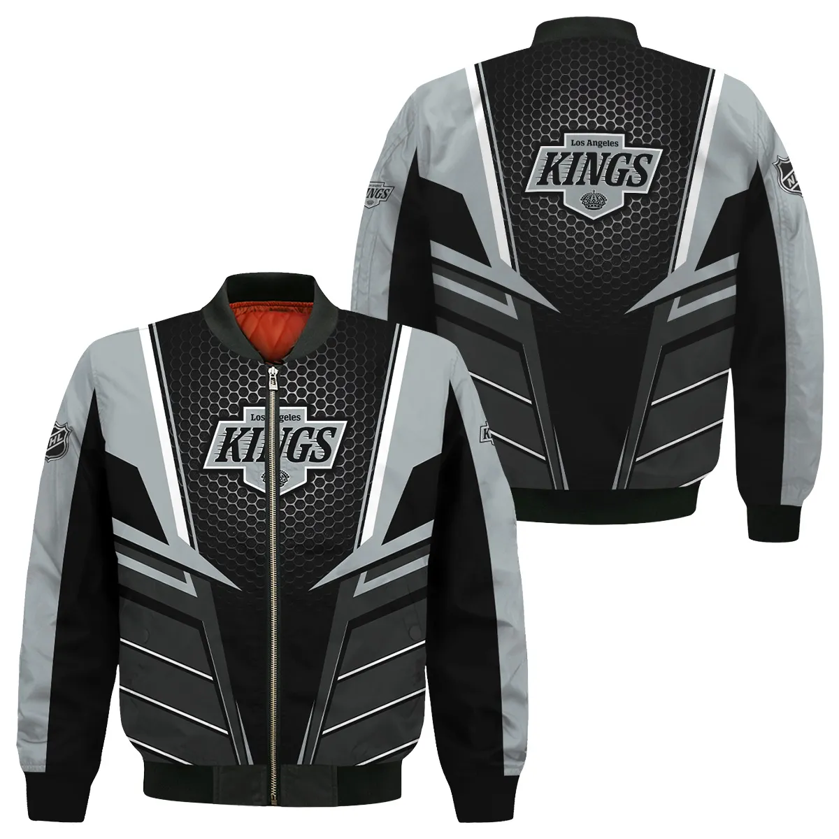 NHL Los Angeles Kings Exclusive All Over Prints Bomber Jacket MFY241114A01LAKBB