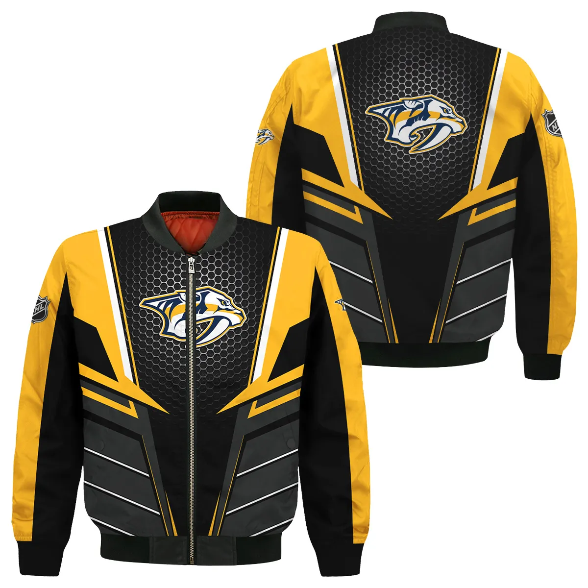 NHL Nashville Predators Exclusive All Over Prints Bomber Jacket MFY241114A01NPBB