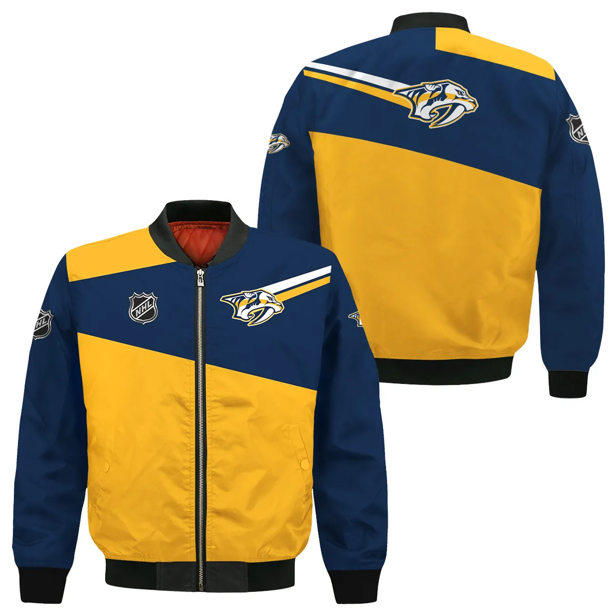 NHL Nashville Predators Exclusive All Over Prints Bomber Jacket MFY241114WJ02NPBB