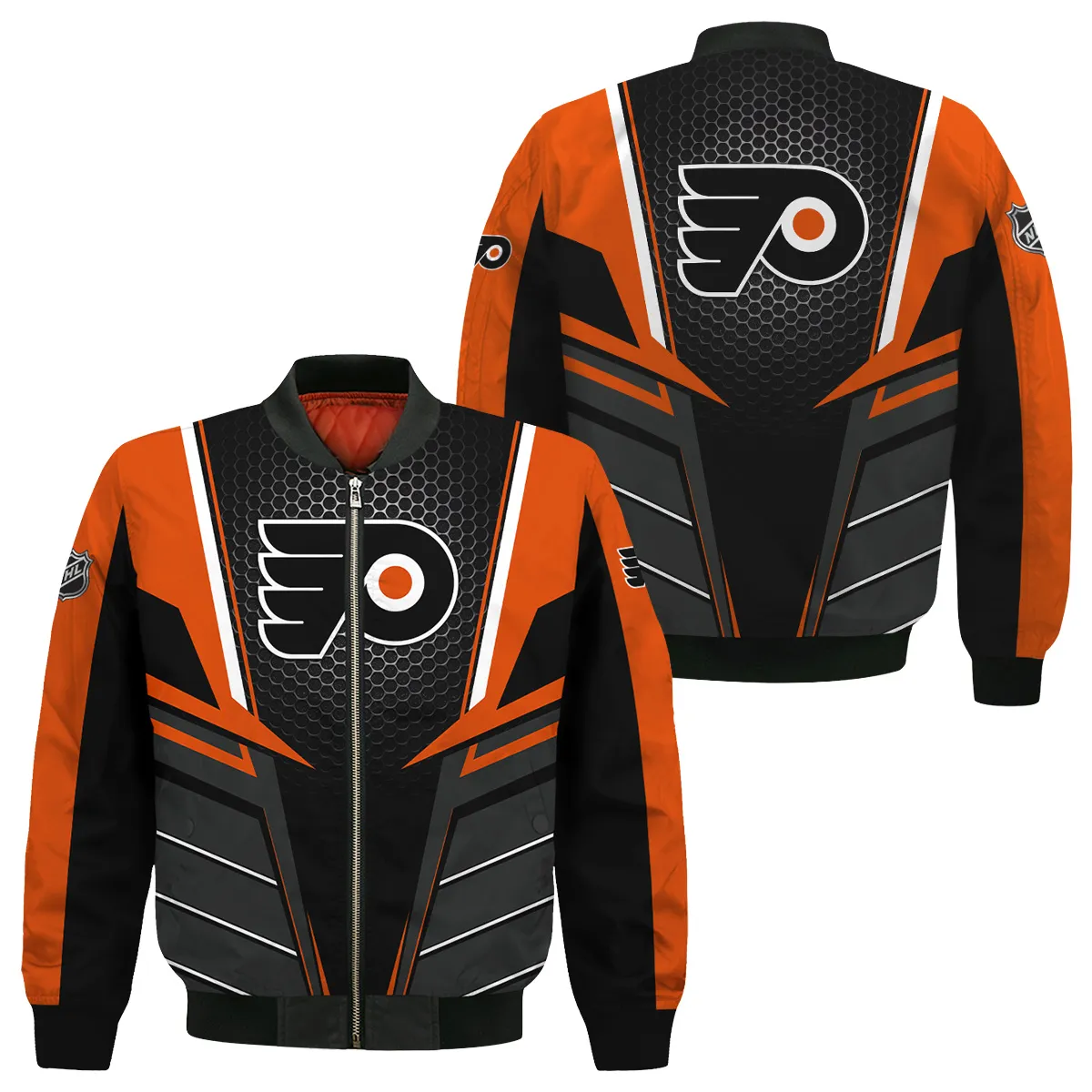 NHL Philadelphia Flyers Exclusive All Over Prints Bomber Jacket MFY241114A01PFBB