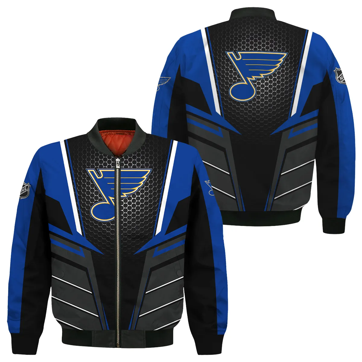 NHL St. Louis Blues Exclusive All Over Prints Bomber Jacket MFY241114A01SLBBB