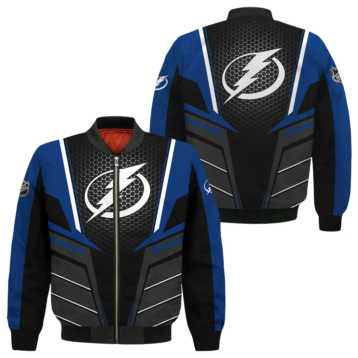 NHL Tampa Bay Lightning Exclusive All Over Prints Bomber Jacket MFY241114A01TBLBB