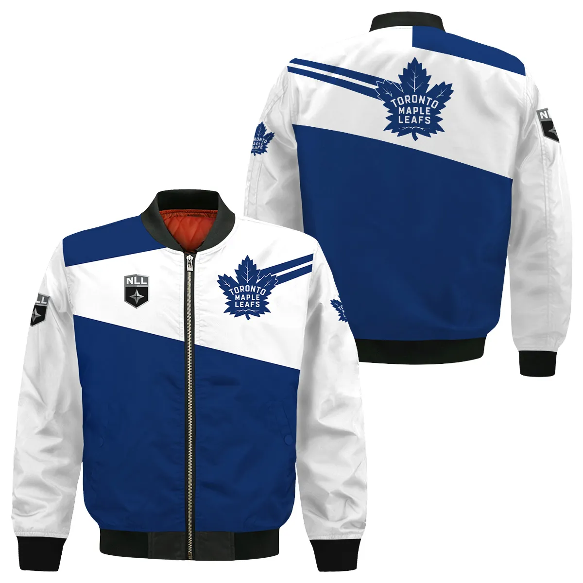 NHL Toronto Maple Leafs Exclusive All Over Prints Bomber Jacket MFY241114WJ02TMLBB