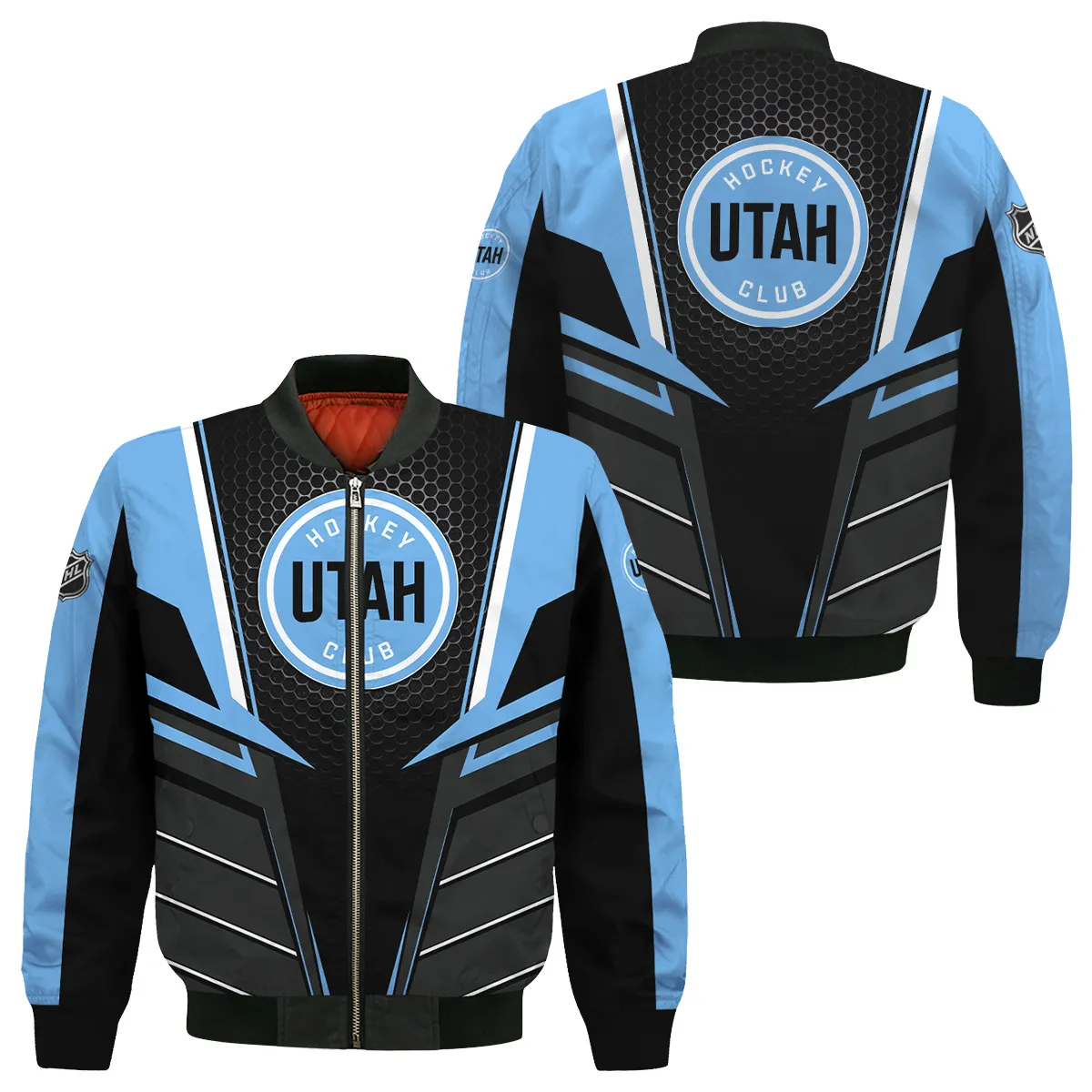 NHL Utah Hockey Club Exclusive All Over Prints Bomber Jacket MFY241114A01UHCBB