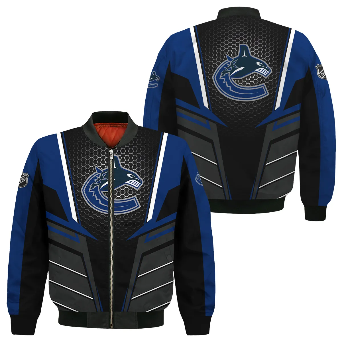 NHL Vancouver Canucks Exclusive All Over Prints Bomber Jacket MFY241114A01VCBB