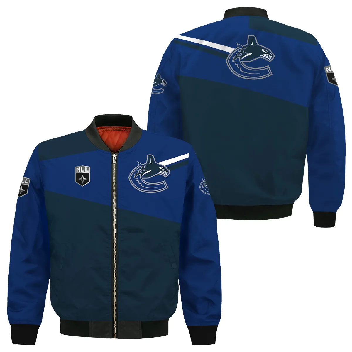 NHL Vancouver Canucks Exclusive All Over Prints Bomber Jacket MFY241114WJ02VCBB