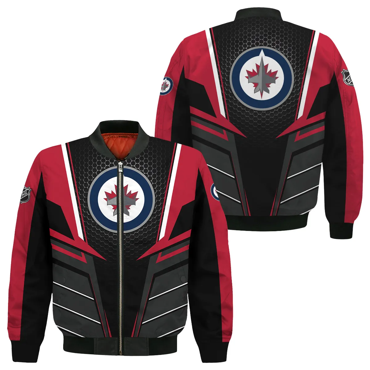 NHL Winnipeg Jets Exclusive All Over Prints Bomber Jacket MFY241114A01WJBB