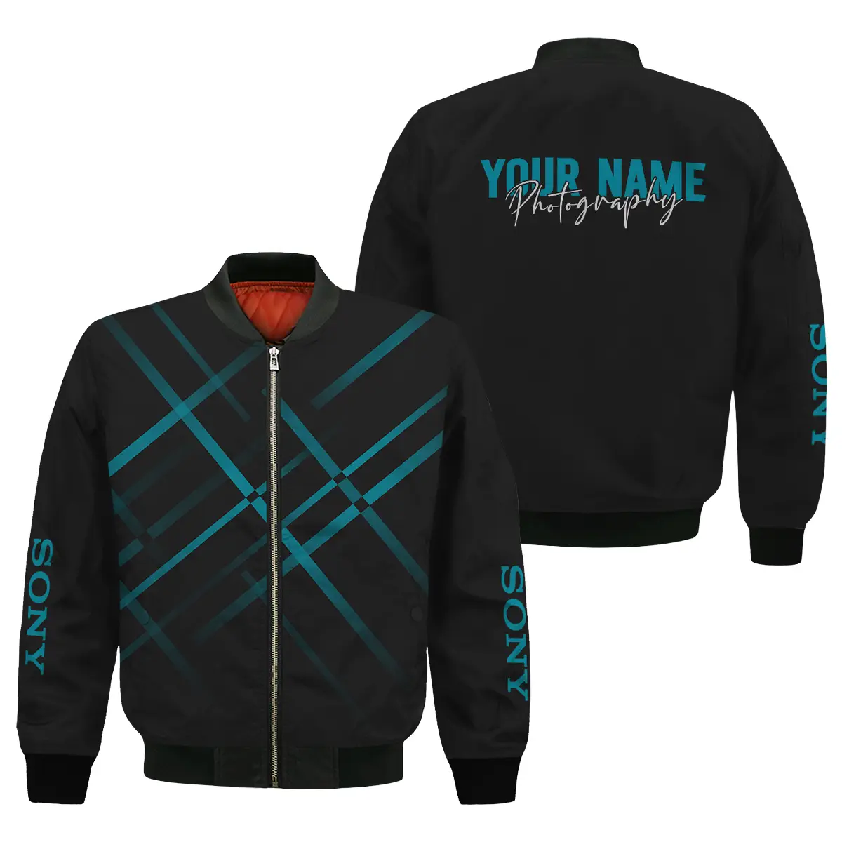 Personalized Gift Custom Name Sony Camera Photography All Over Prints Bomber Jacket MFY241114A1SN3