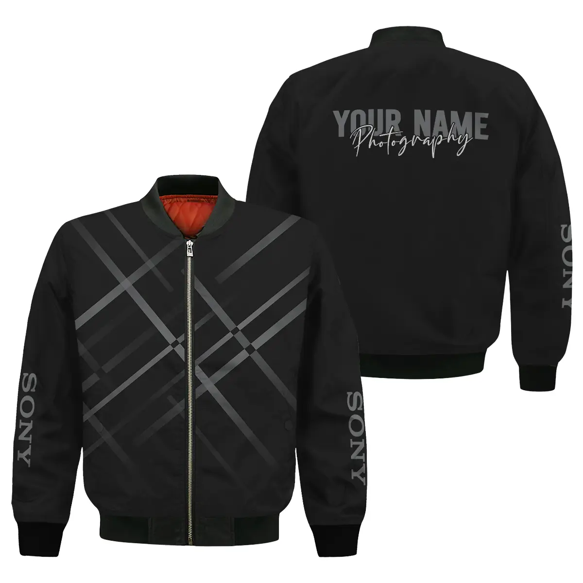 Personalized Gift Custom Name Sony Camera Photography All Over Prints Bomber Jacket MFY241114A1SN6