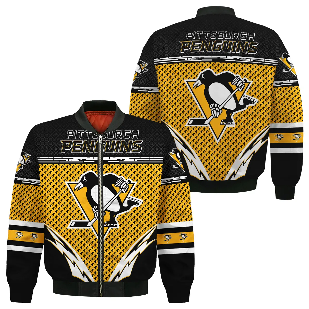 Pittsburgh Penguins National Hockey League All Over Prints Bomber Jacket MFY241114PPBB