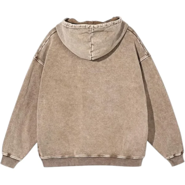 Life Is Good But Horses Make It Better Washed Pullover Hoodie - Sand