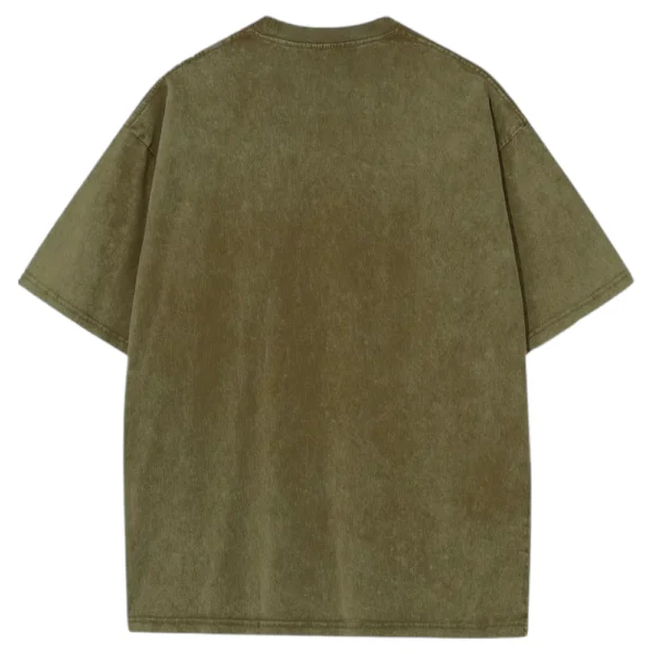 I Wouldn’t Pass A Vet Check Washed Tshirts  – Army Green