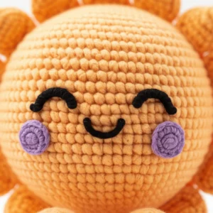 Handmade Crochet Sun Plush2