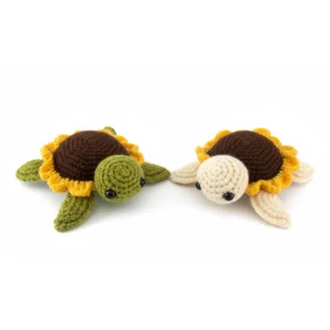 Super Cute Crochet Turtle Set 2 pcs- Amigurumi Stuffed Animal