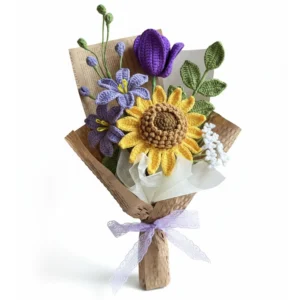 The Everlasting Garden - Handcrafted Crochet Bouquet