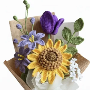 The Everlasting Garden – Handcrafted Crochet Bouquet2