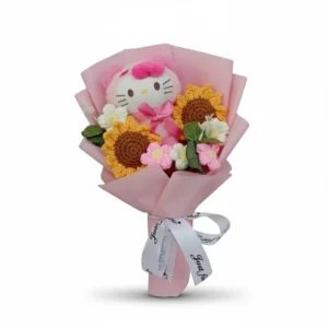 The Hello Kitty & Sunflower Plush Bouquet - Cozy & Unforgettable